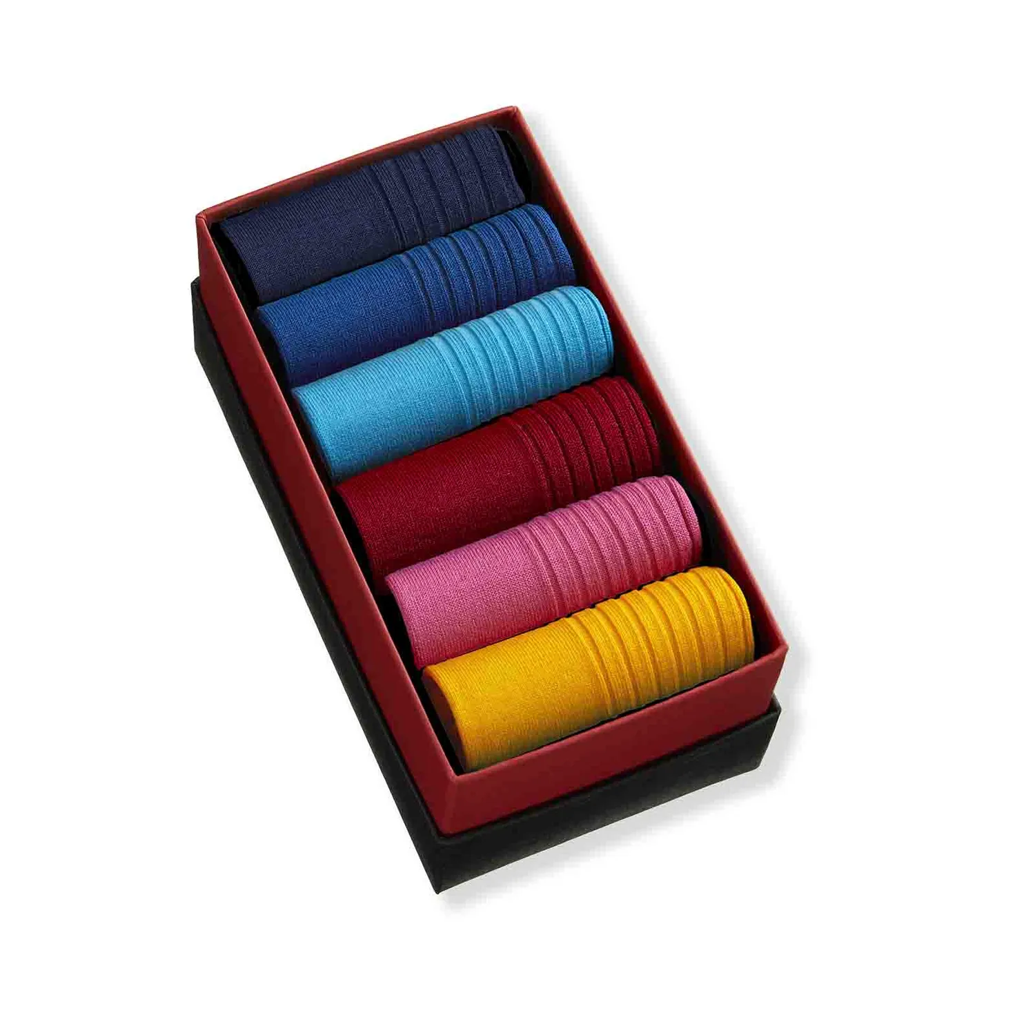London Sock Company Simply Colourful ankelsokker 6-pack farge