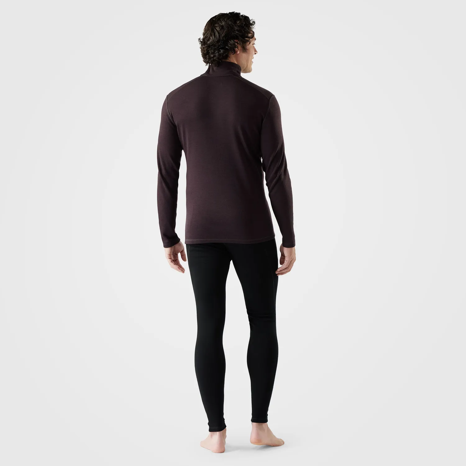 Smartwool Classic Thermal ullgenser herre glidelås grå