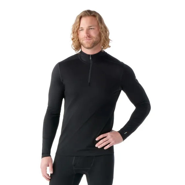 Smartwool Classic All-Season 1/4 Zip ulltrøye Black herre
