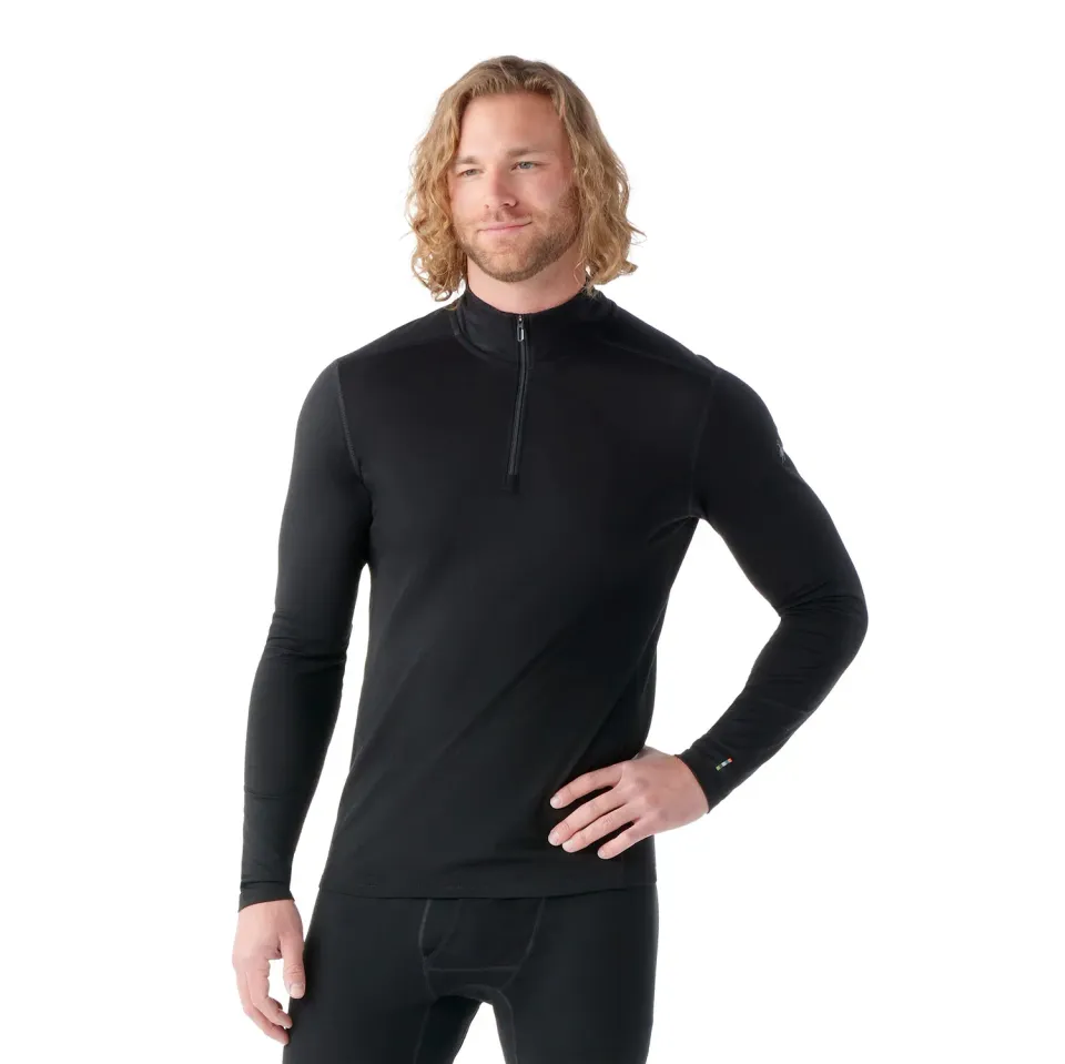 Smartwool Classic All-Season 1/4 Zip ulltrøye Black herre