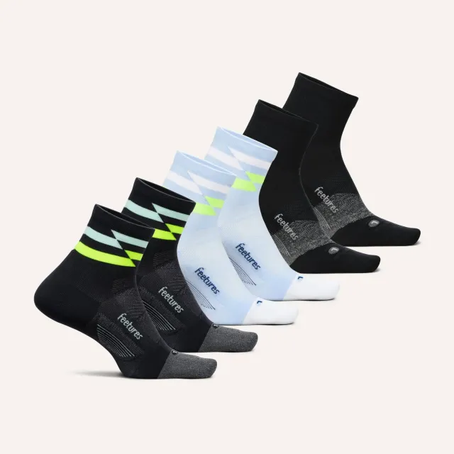 Feetures Elite Ultra Light Quarter løpesokker 6-pk