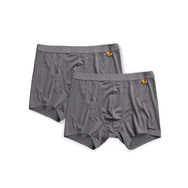 London Sock Company Seeing Double Boxer boxershorts 2-pack grå lyocell