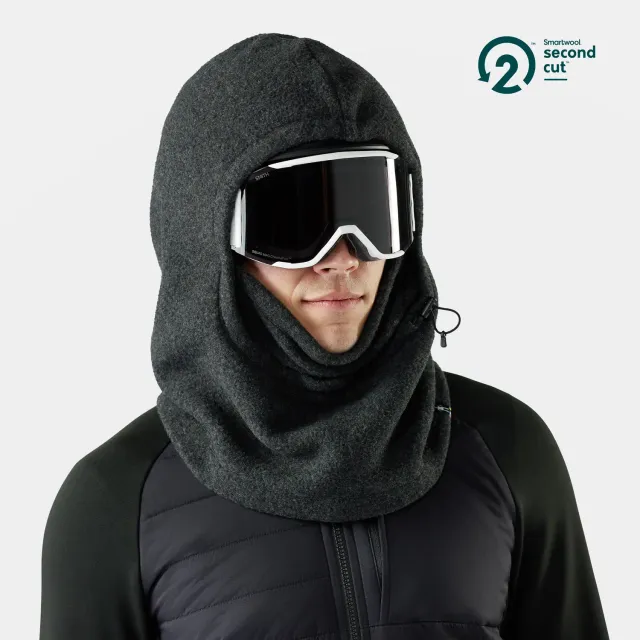 Smartwool Second Cut Fleece Hood fleecehette charcoal