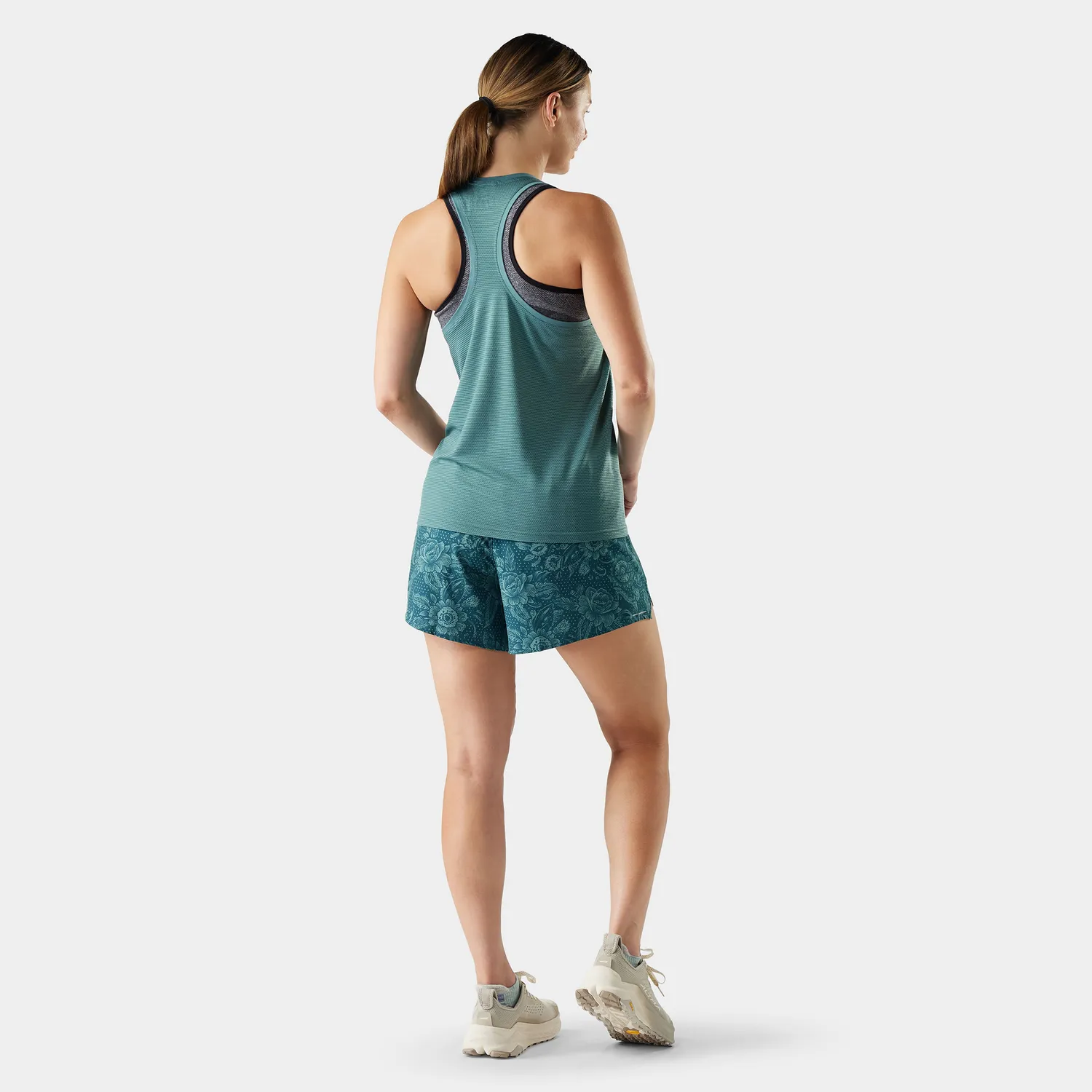 Smartwool Active Mesh Racerback Tank singlet Dusty Teal lett