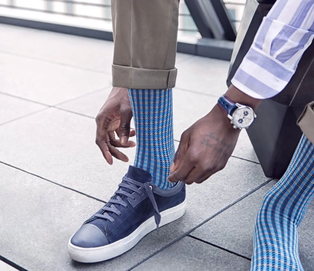 London Sock Company Denim sokker 3-pk blå