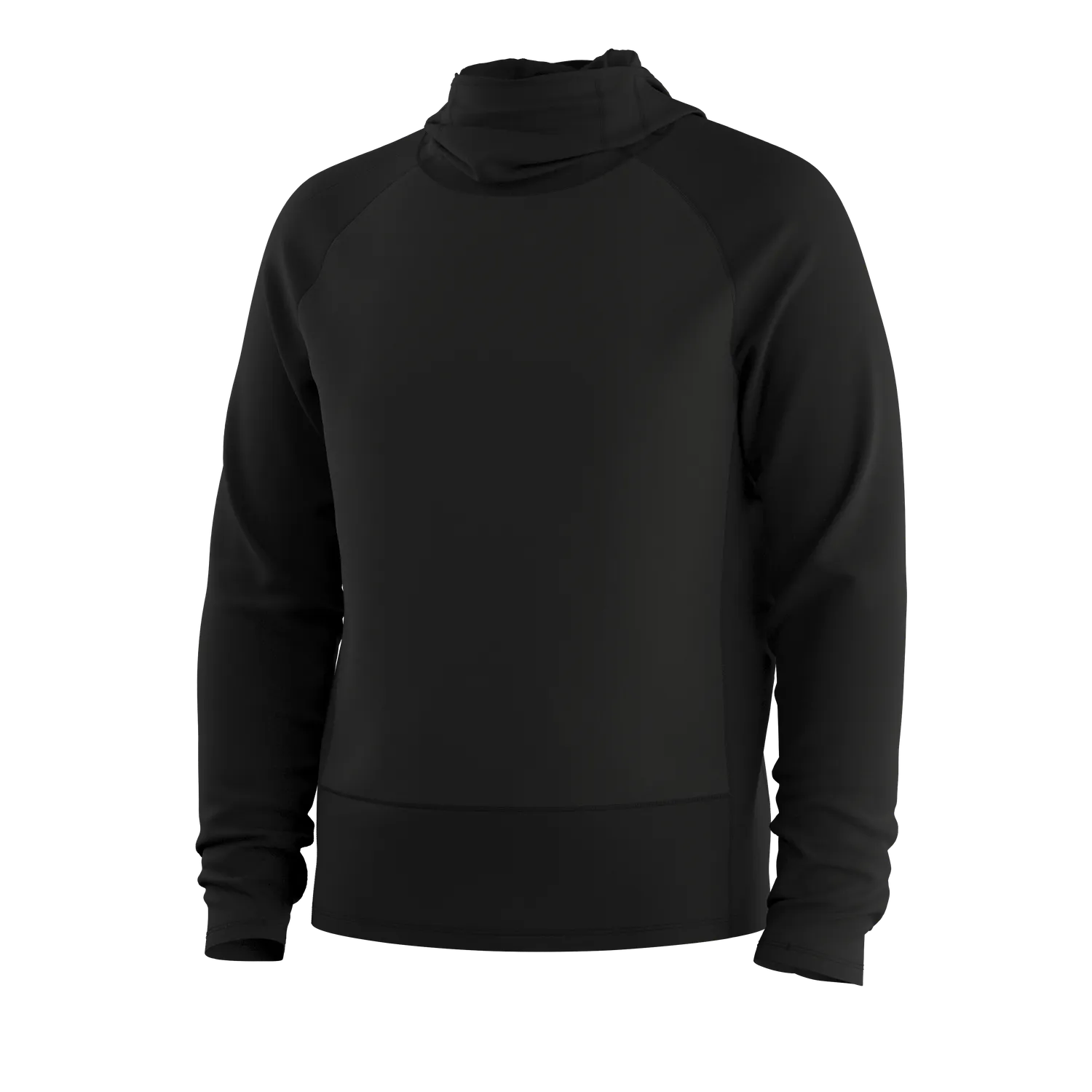 Smartwool Active Fleece Wind hettegenser svart vindtet
