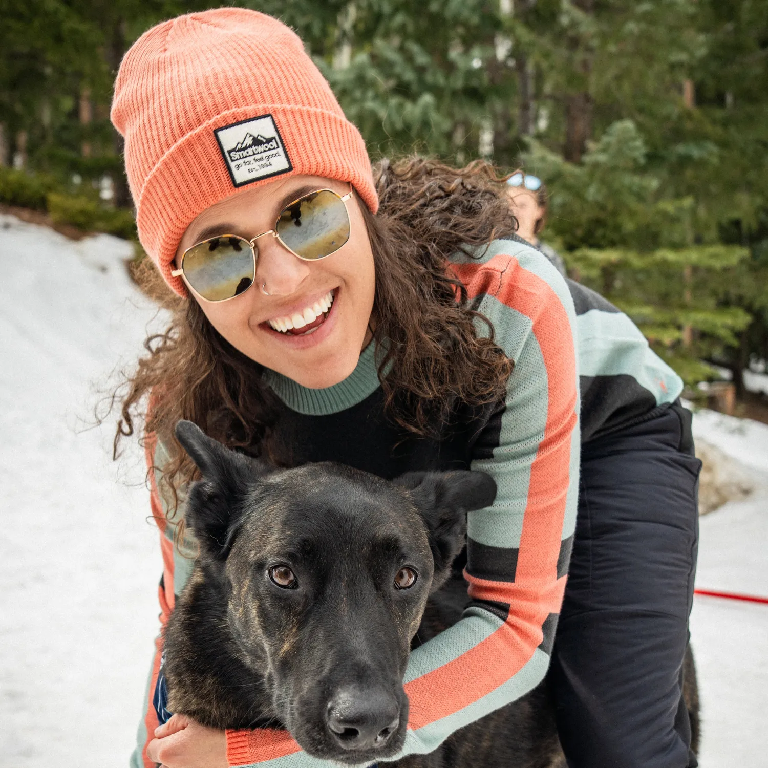 Smartwool Patch Beanie lue terracotta ull