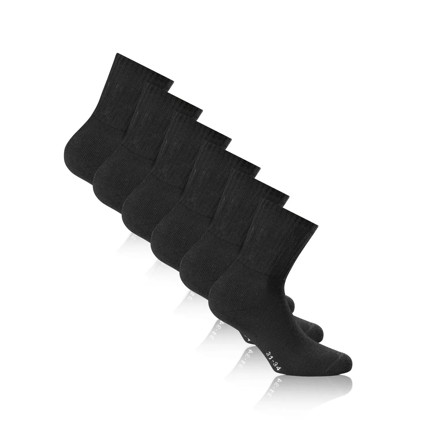 Rohner Sport Kids barnesokker 3-pk bomull