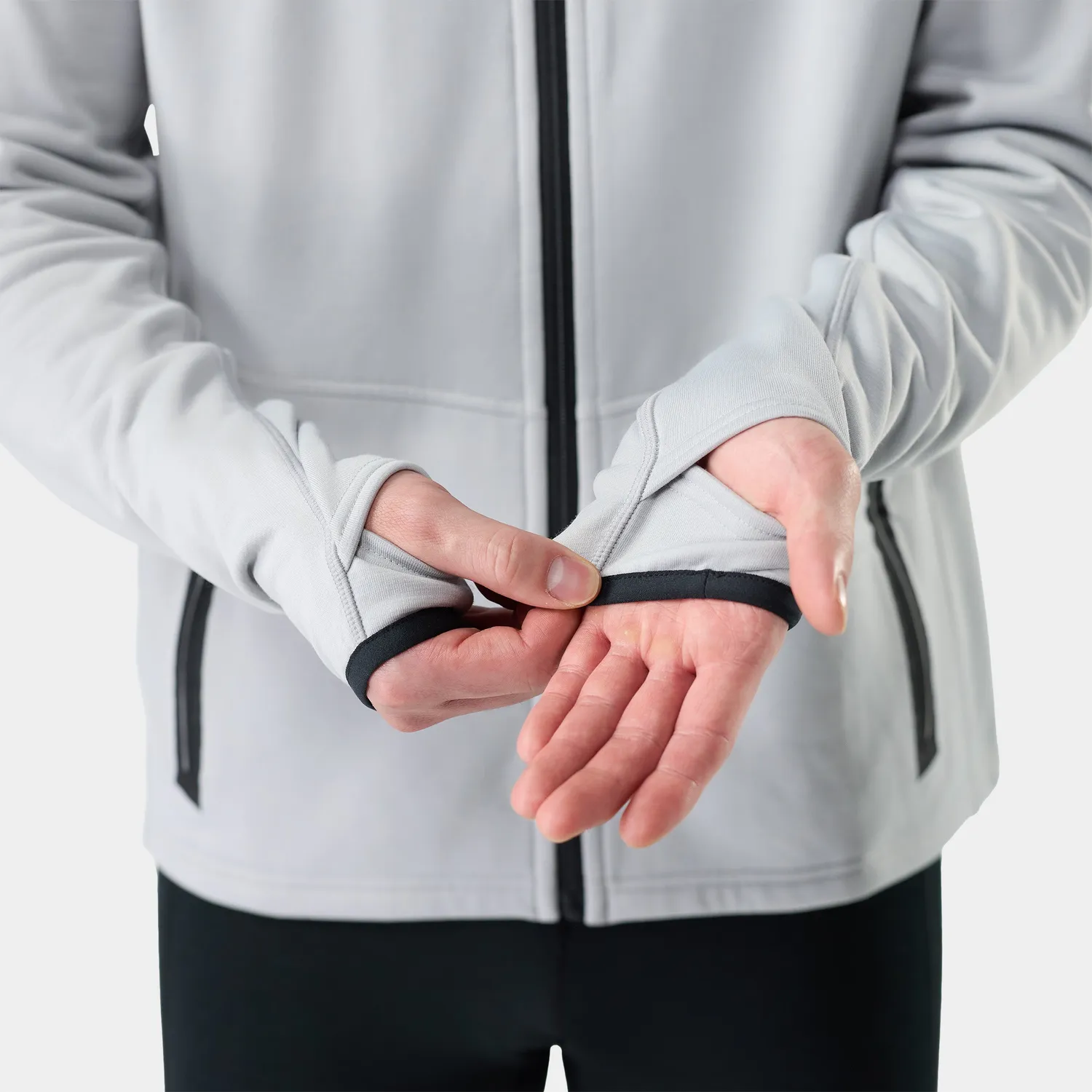 Smartwool Active Fleece jakke stormgrå merino