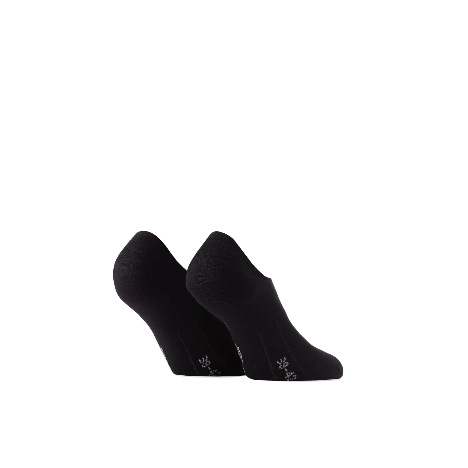 Rohner Footies sneakersokker svart 43-46 10-pakn