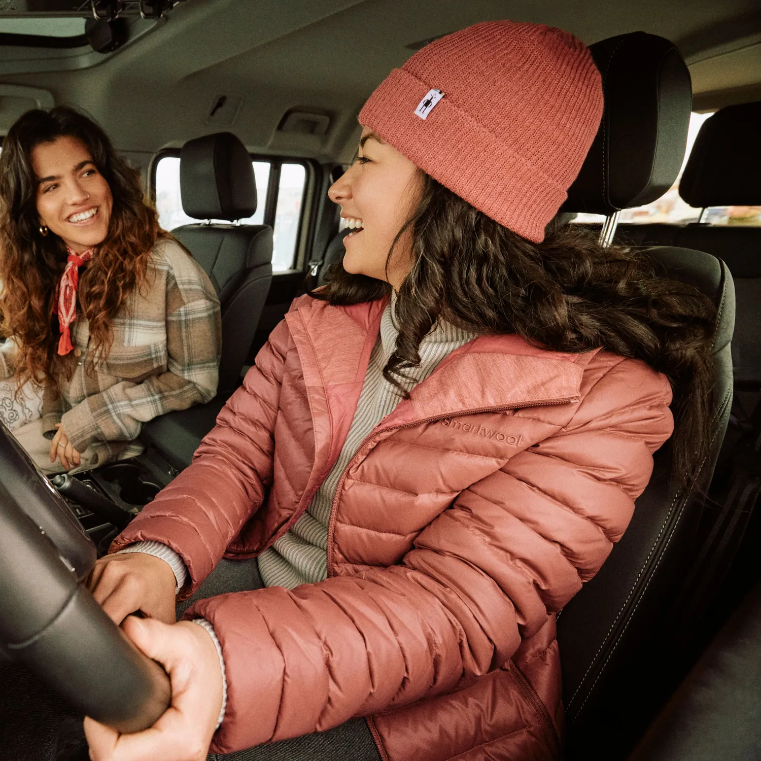Smartwool Winterloft Hooded jakke mocha dun ull dame