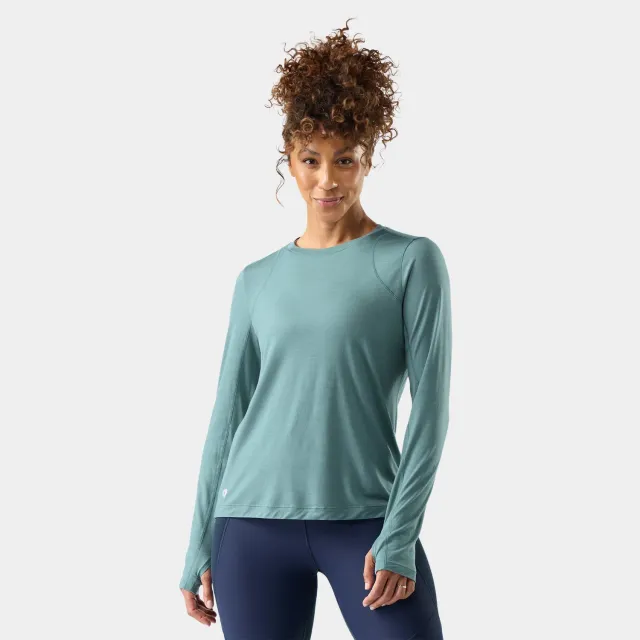 Smartwool Active langermet topp dusty teal ull