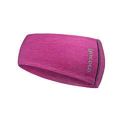 Gococo Tunt pannebånd merinoull rosa med refleks