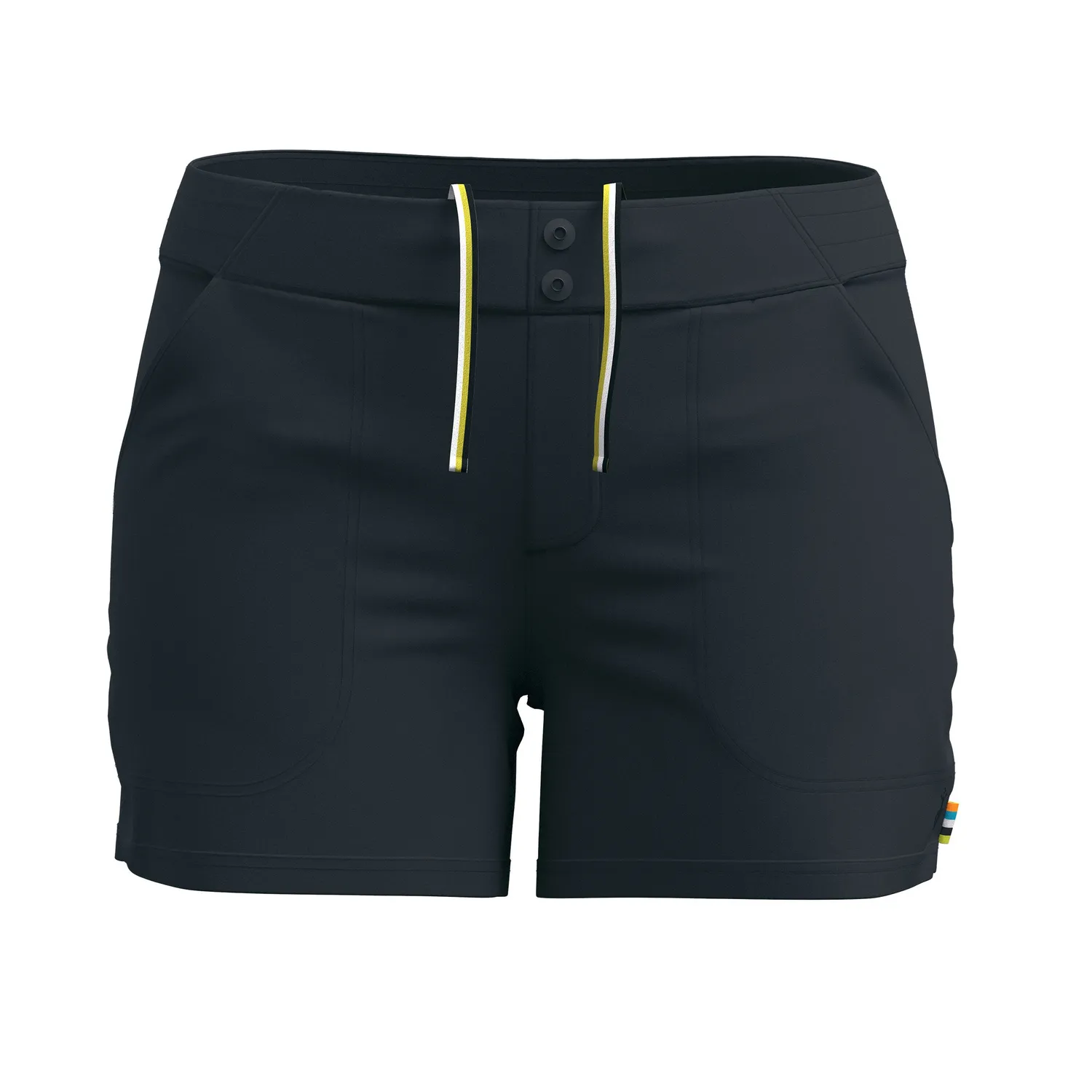 Smartwool Hike 4" Shorts Dame Svart Merinoull