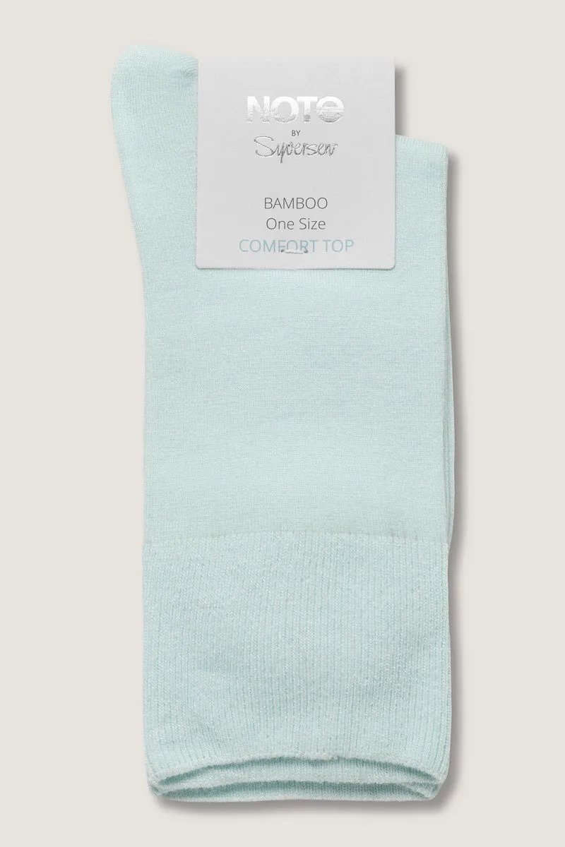 Note by Syversen Bamboo Comfort Top sokker prikkete myk