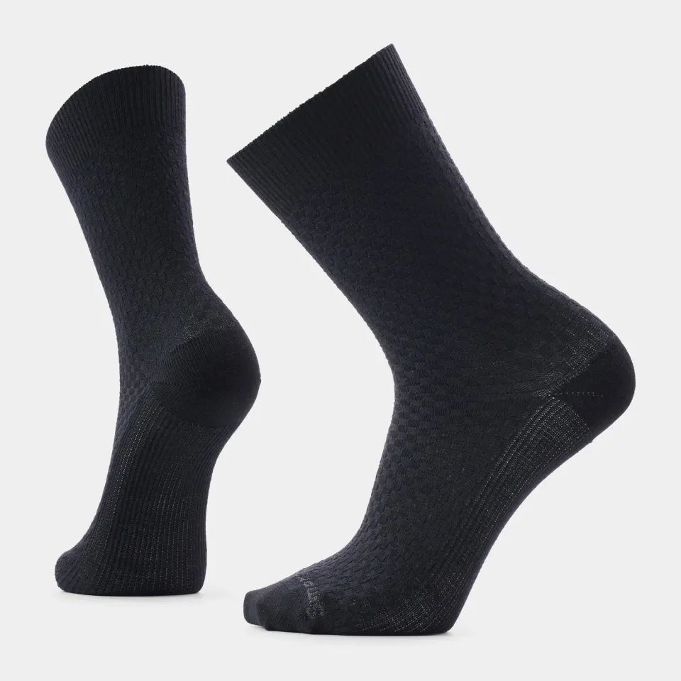 Smartwool Everyday Basketweave crew sokker svart ull