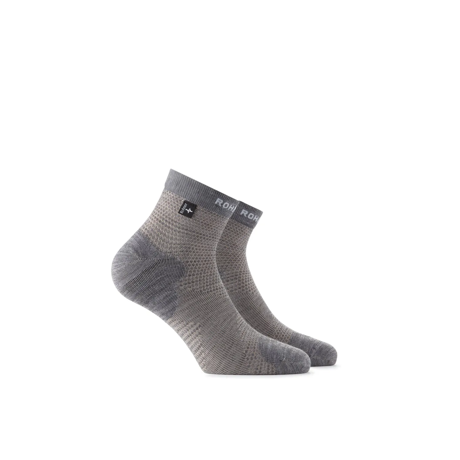 Rohner Copper Allsport Quarter sokker black 36-38 antibakteriell