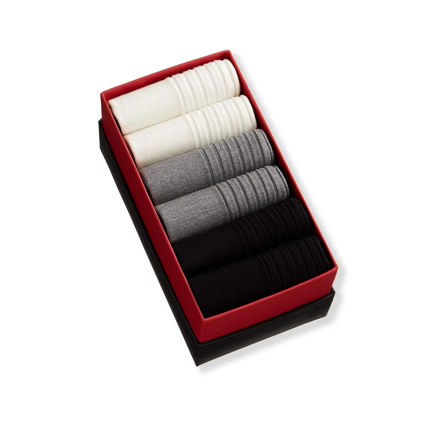 London Sock Company Simply Trainer X Staples ankelsokker 6-pak bomull
