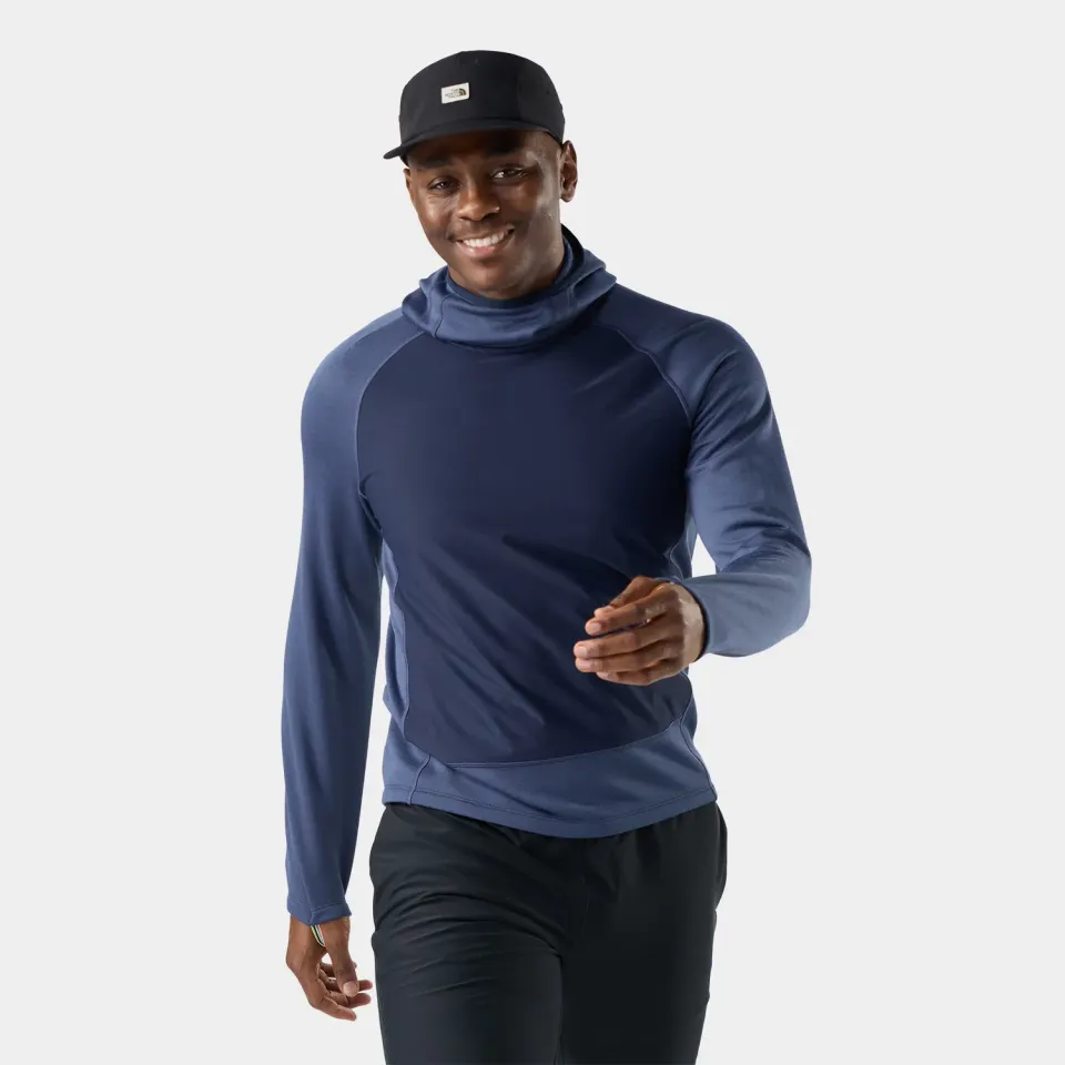 Smartwool Active Fleece Wind Hoodie nightfall vindtett