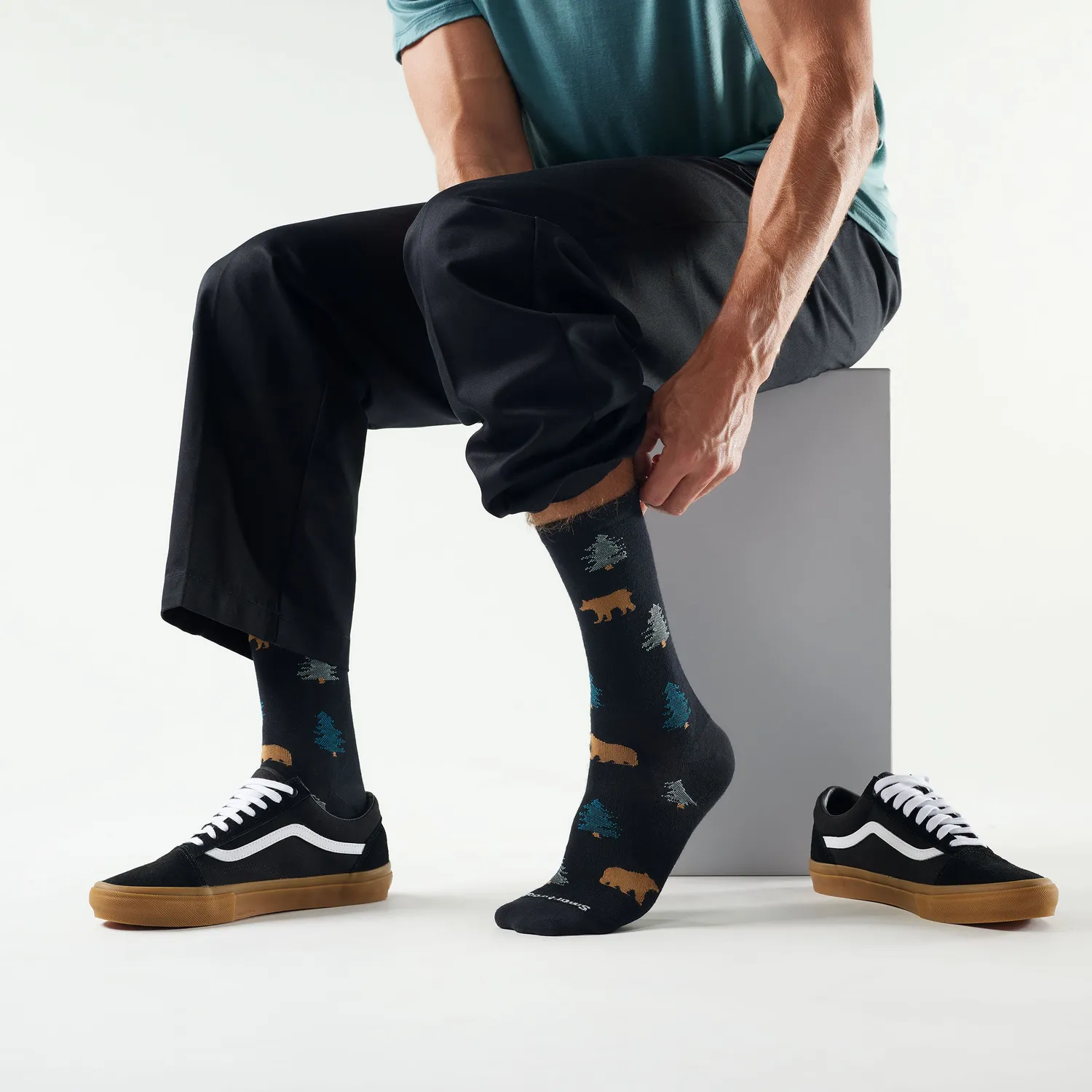 Smartwool Everyday Through the Trees crew sokker svart