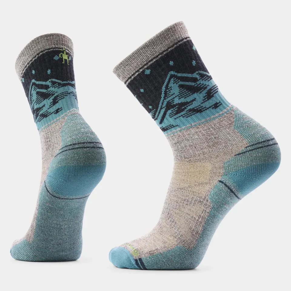 Smartwool Hike Valley View Crew tursokker taupe lett