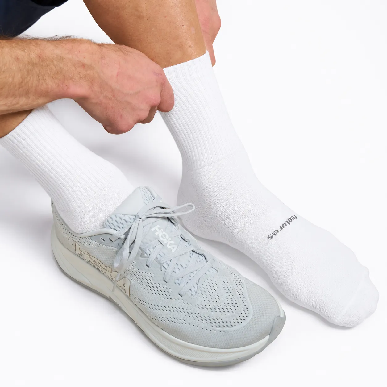 Feetures High Performance Max Cushion Crew sokker lang