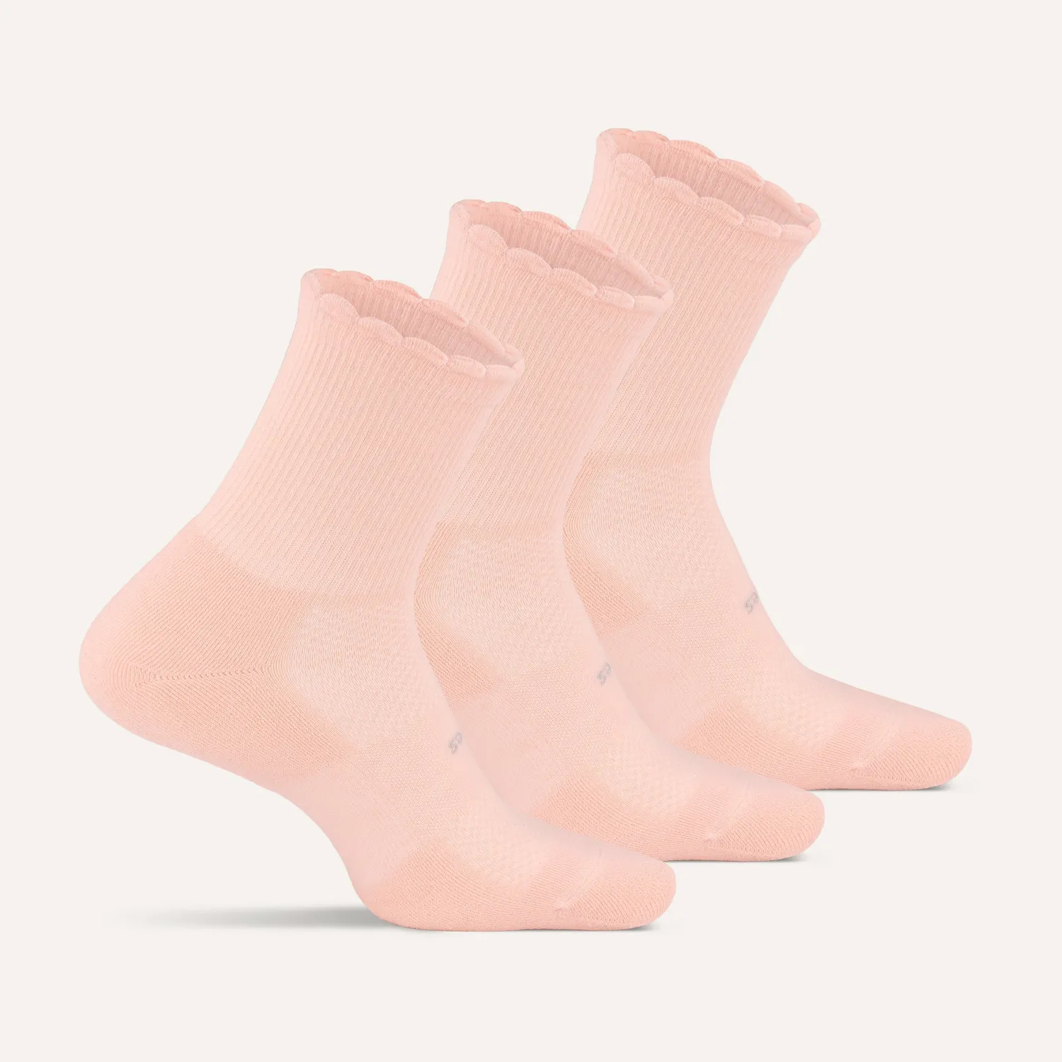 Feetures High Performance Max Cushion Quarter Tall sokker 3-pack tykk