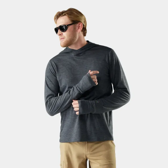 Smartwool Merino Sun Hoodie hettegenser grå herre