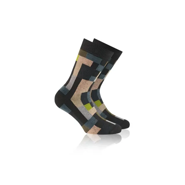 Rohner Fashion sokker svart multicolor bomull