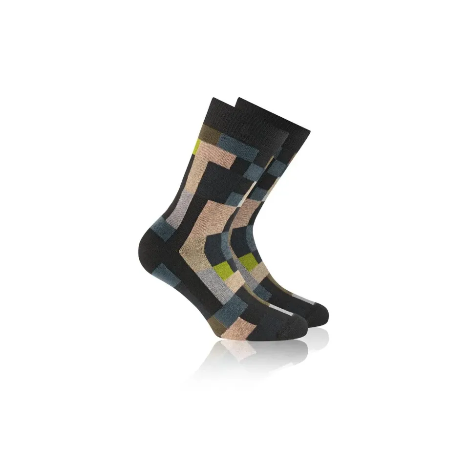 Rohner Fashion sokker svart multicolor bomull