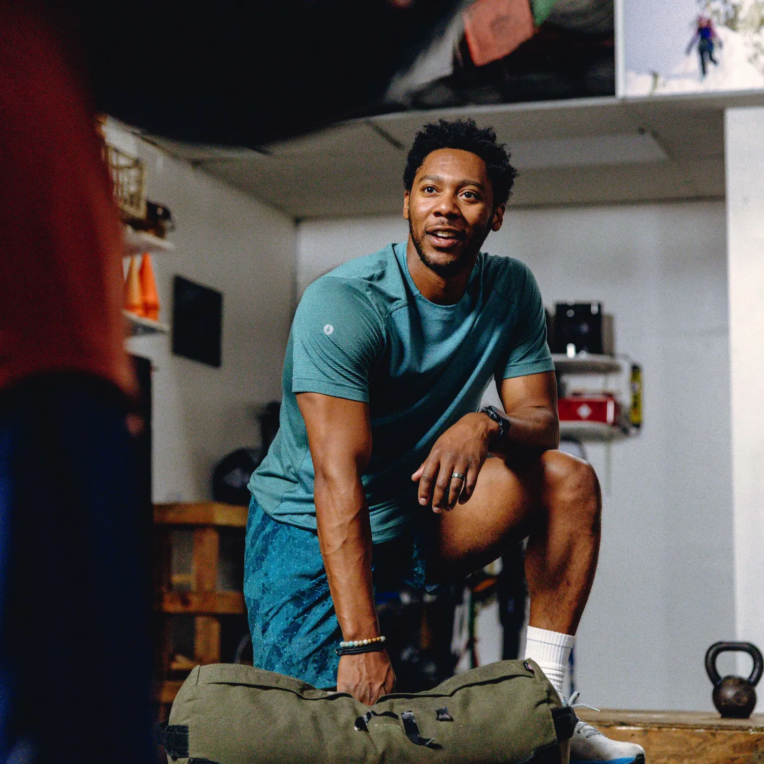 Smartwool Active Mesh Short Sleeve t-skjorte Dusty Teal pustende