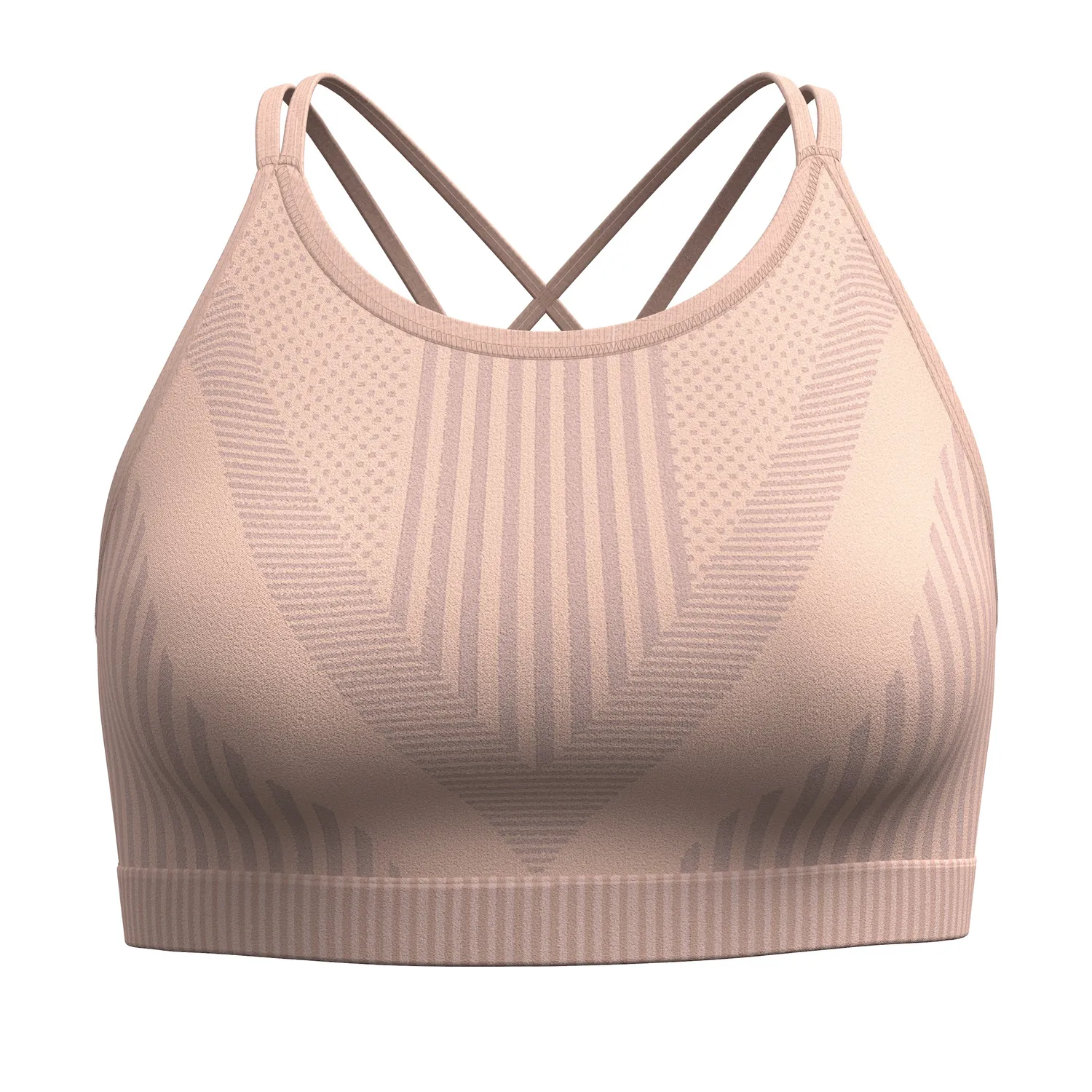 Smartwool Intraknit Strappy sports-BH Pink Sugar ull