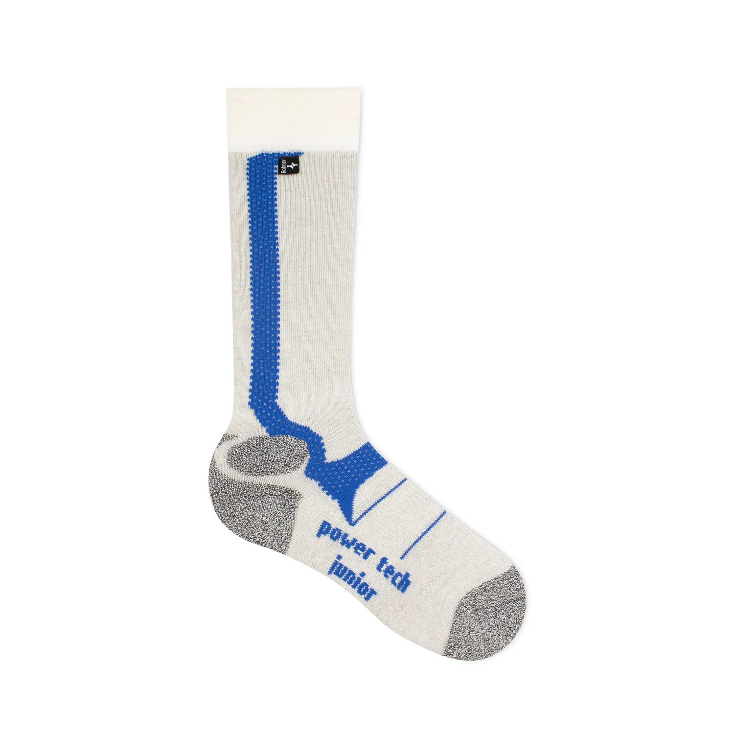 Rohner Power Tech Junior skisokker hvit 27-30