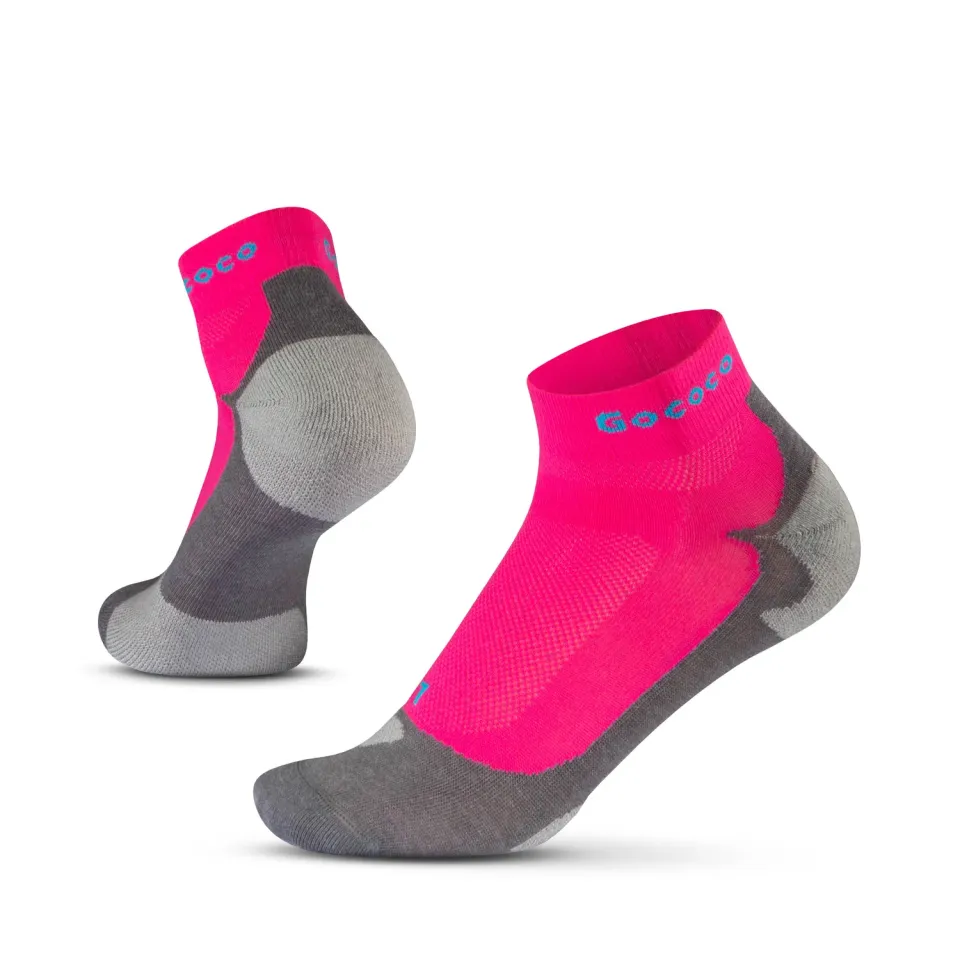 Gococo Light Sport løpesokk cerise tynn ankel