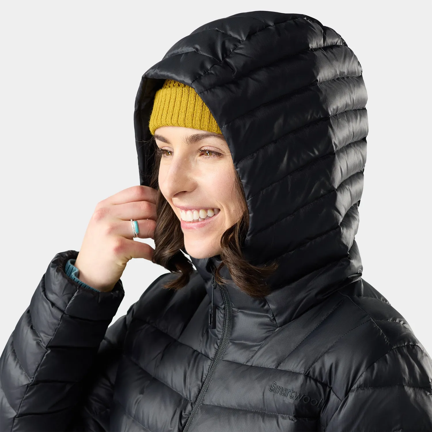 Smartwool Winterloft Hooded Parka vinterparka Black varm