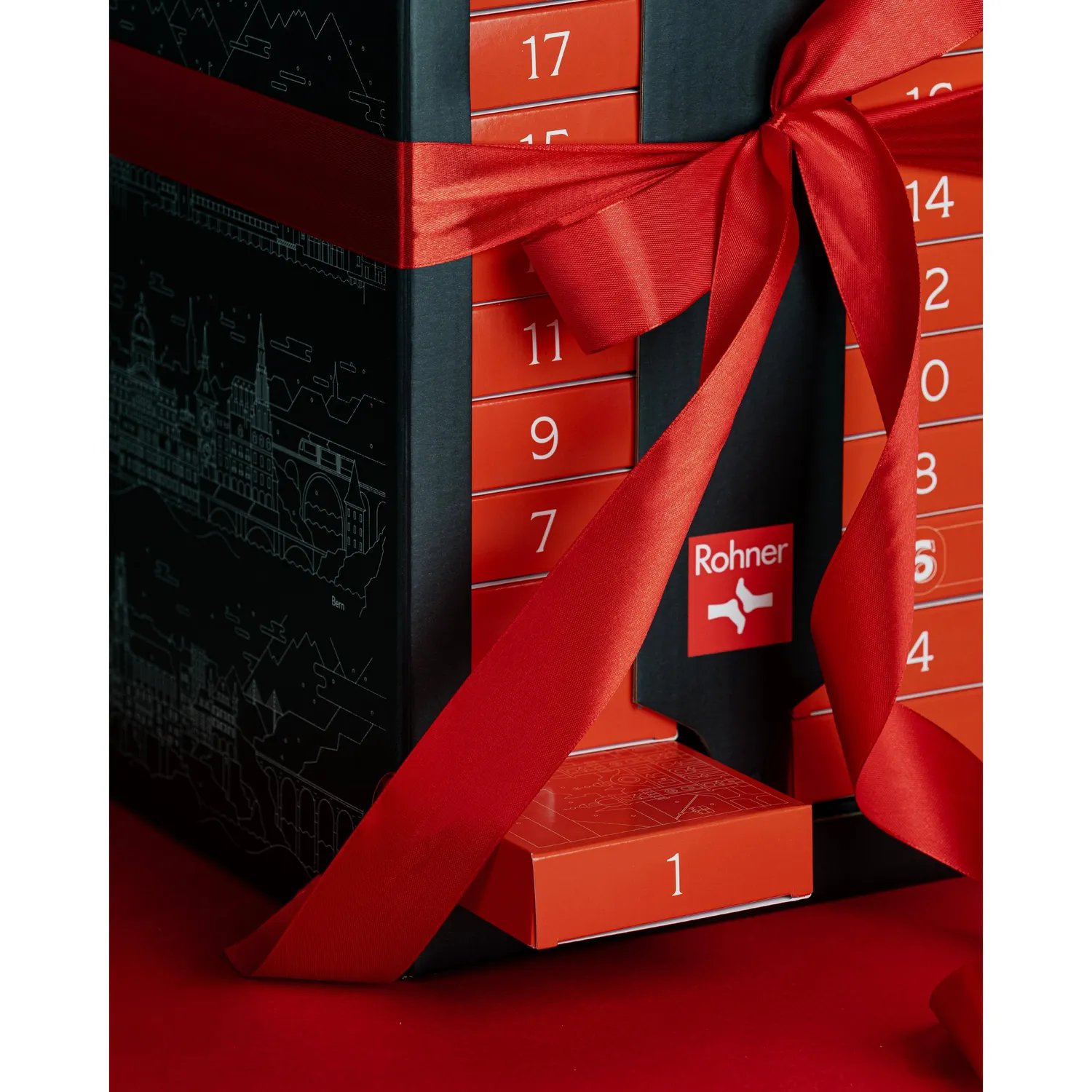 Rohner Socks Adventskalender sokker multicolor 35-38 gave