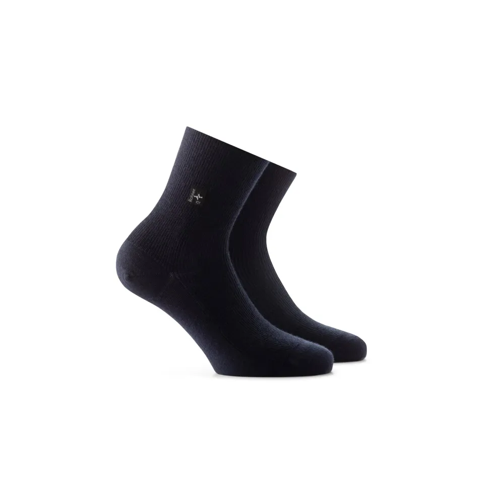 Rohner SupeR WO Quarter sokker navy 36-38 merino