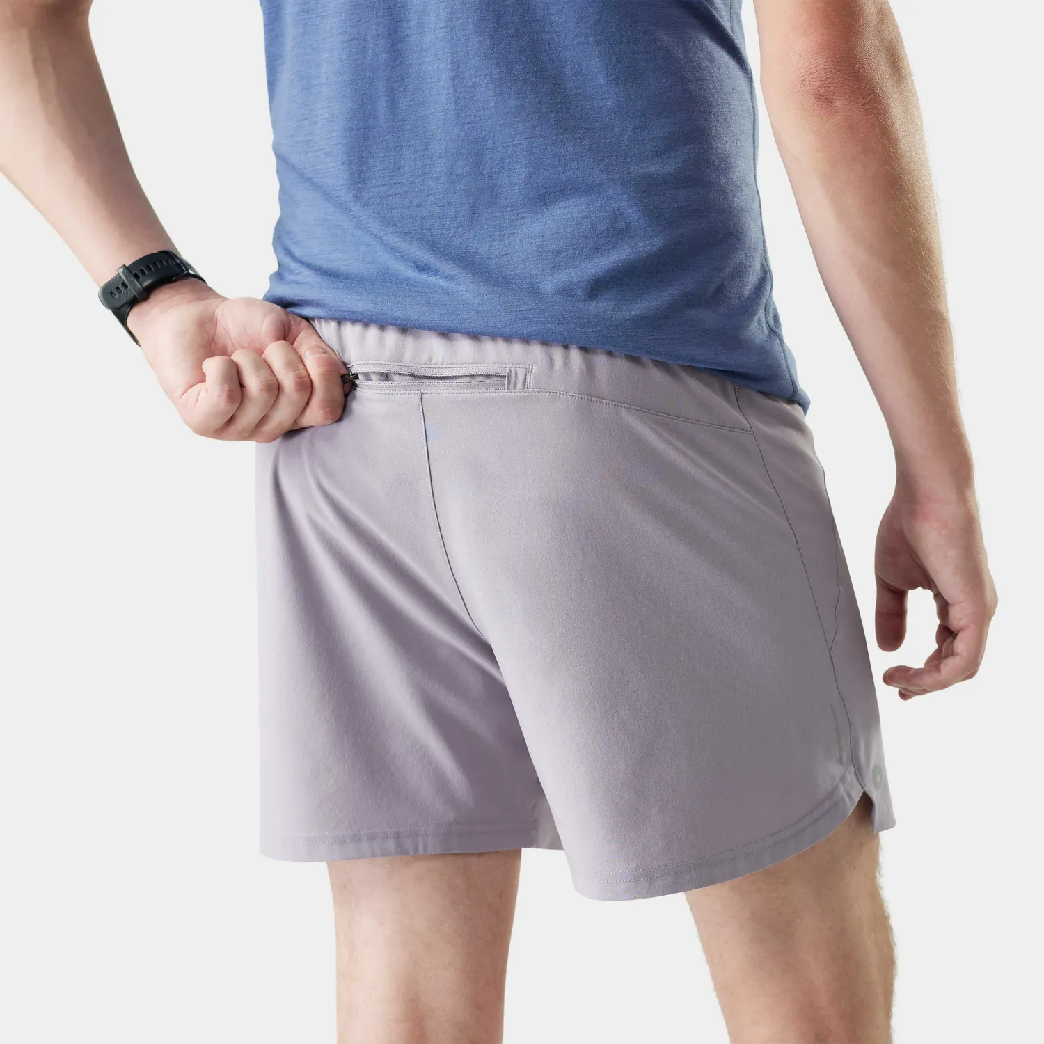 Smartwool Active Lined 5 shorts Purple Storm merino