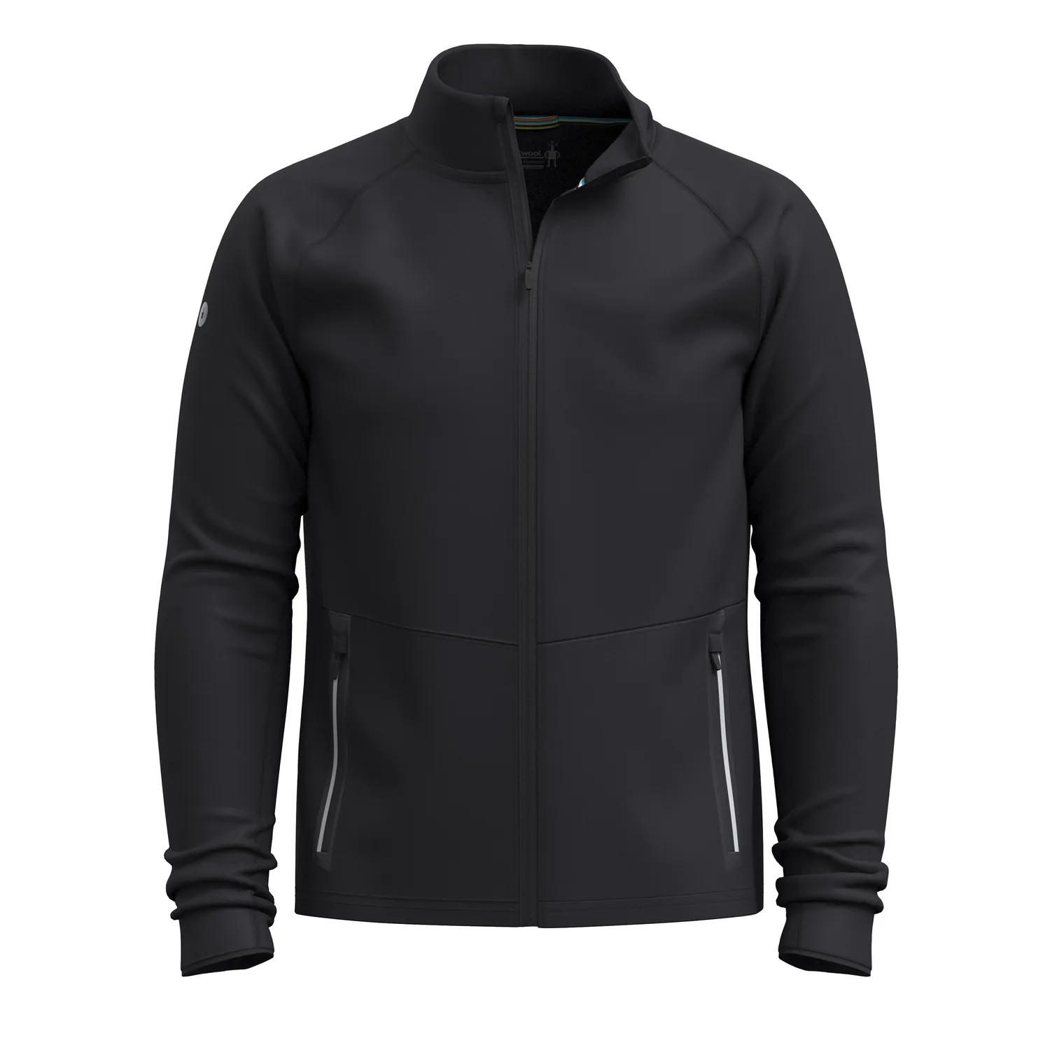 Smartwool Active Fleece Jacket Black herre stretch