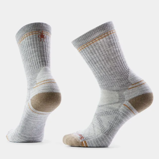 Smartwool Hike Crew sokker Light Gray-White merinoull