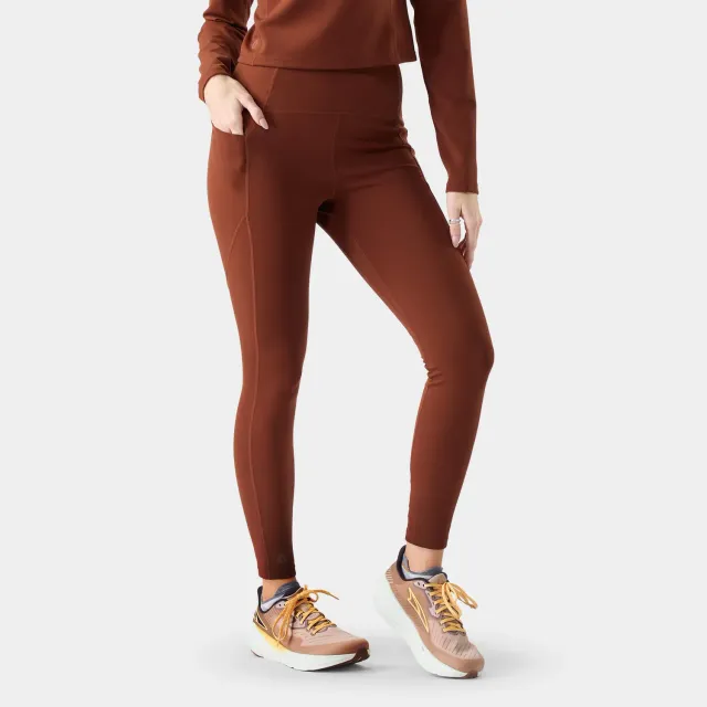 Smartwool Active Movement treningstights burnt sienna ull