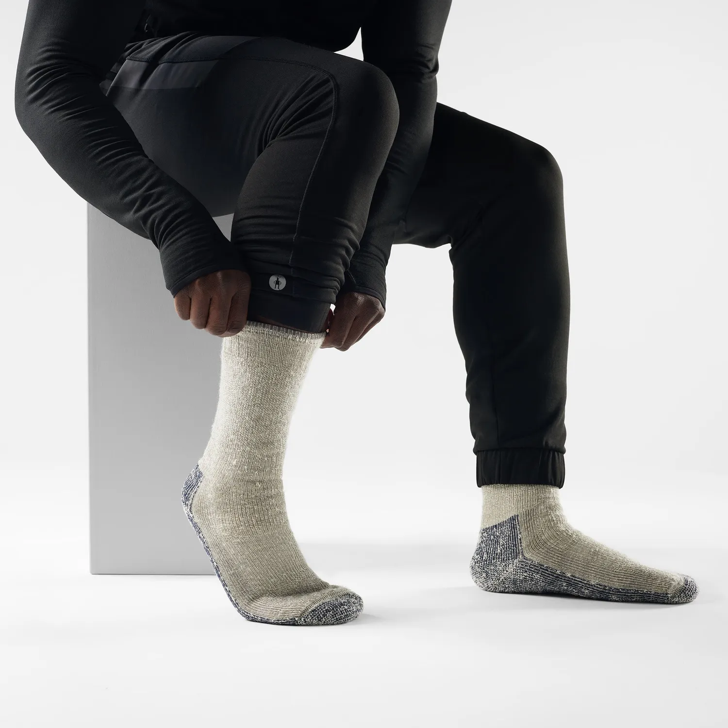 Smartwool Mountaineer Crew ullsokker taupe S
