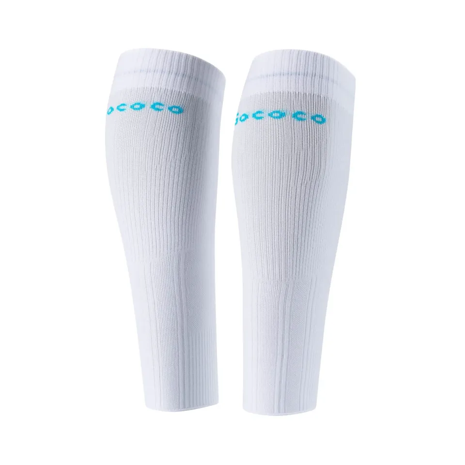 Gococo Compression Calf Sleeves legg hvit kompresjon
