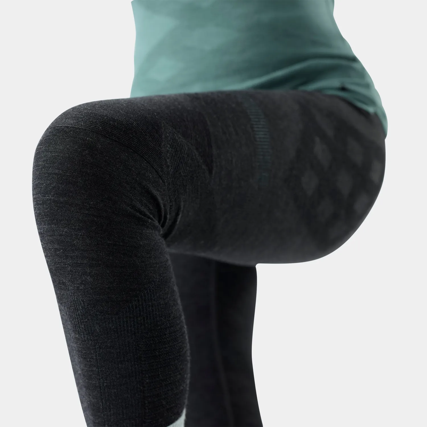 Smartwool Classic Thermal stillongs charcoal dusty teal