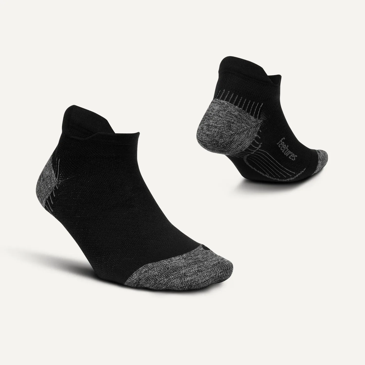 Feetures Plantar Fasciitis Relief Tab sokker hvit støtte
