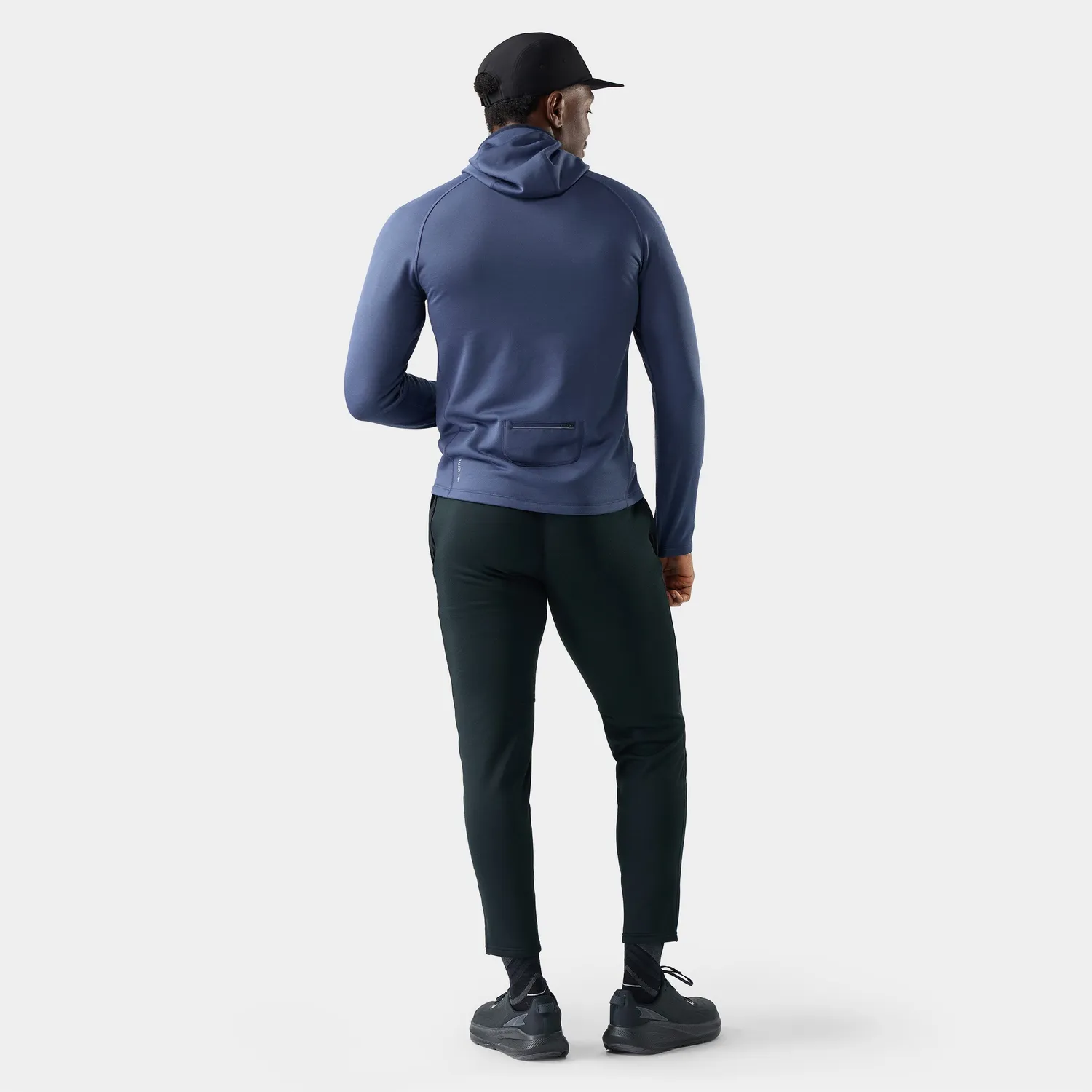 Smartwool Active Fleece Wind Hoodie nightfall vindtett