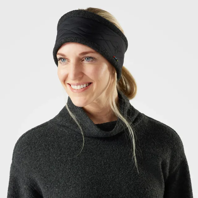 Smartwool Quilted Fleece pannebånd svart isolert