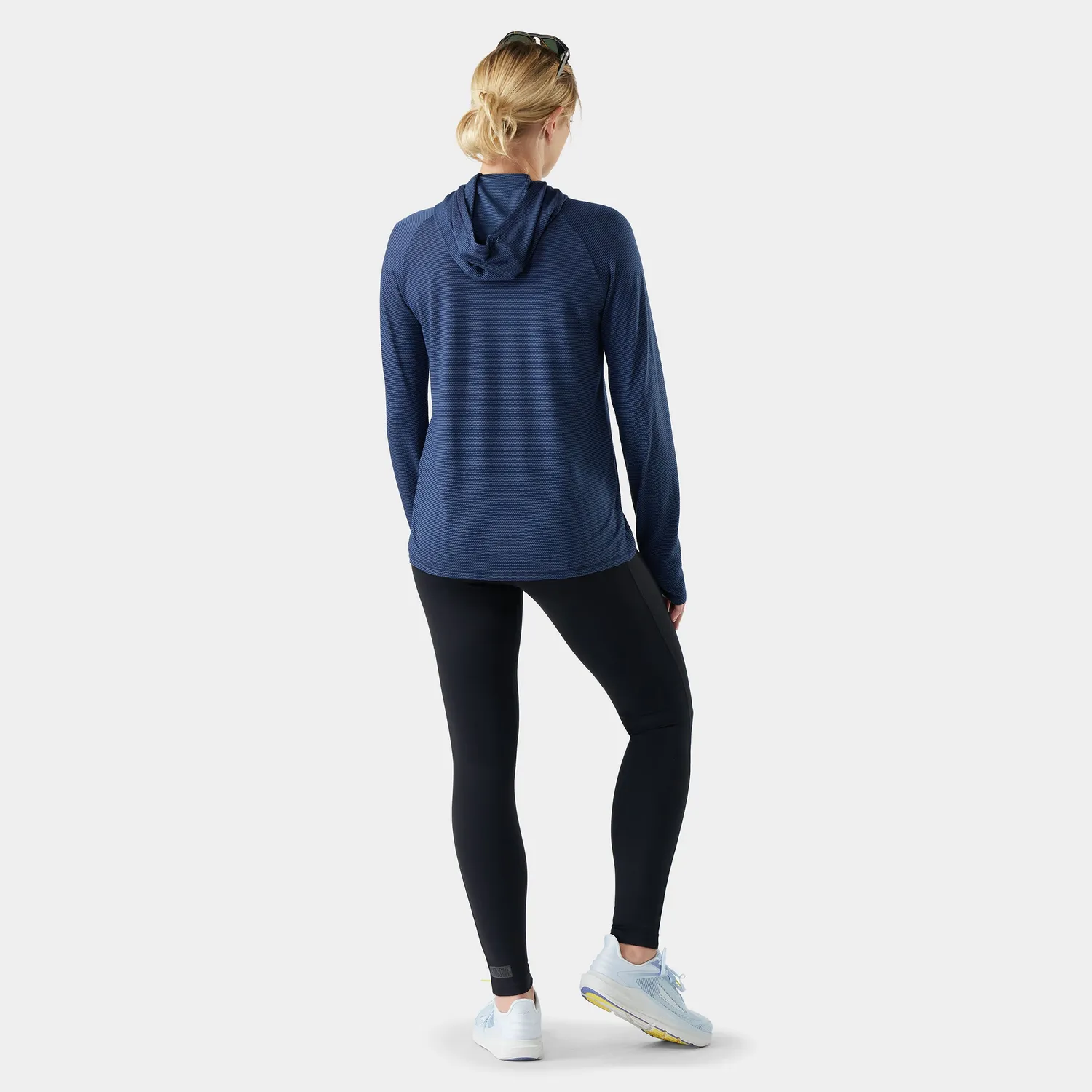 Smartwool Active Mesh Hoodie hettegenser Nightfall Blue merino