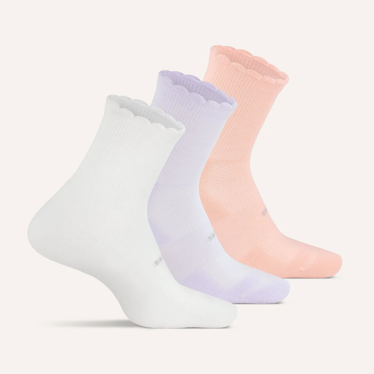 Feetures High Performance Max Cushion Quarter Tall sokker 3-pack tykk