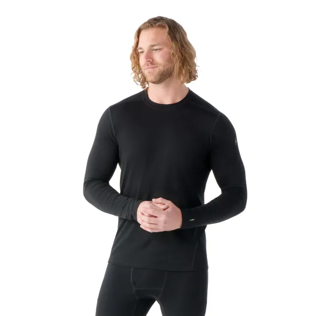 Smartwool Classic All-Season Merino Base Layer Crew ulltrøye svart